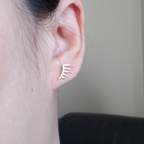 Henri Bendal Rose Gold Earrings - Picture 3 of 6